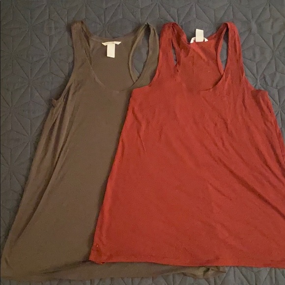🌞H&M// Sheer Tunic Tank Top Bundle🌞 - Picture 1 of 5